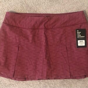 Women’s XL Rose Pink Active Skirt Shorts Skort New